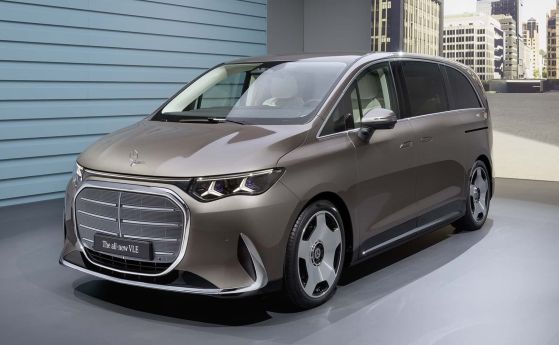 Mercedes превръща вана в луксозна електрическа совалка: VLE идва с над 700 км пробег
