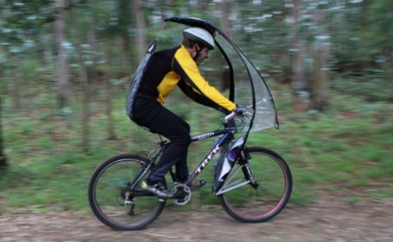 LeafxPro - чадър за велосипед (снимки и видео)