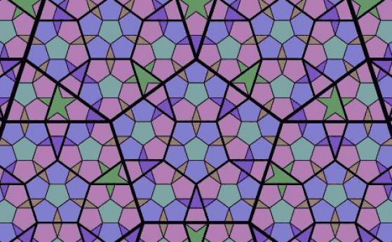 Непериодичните мозайки – хаос и ред в забранени симетрии