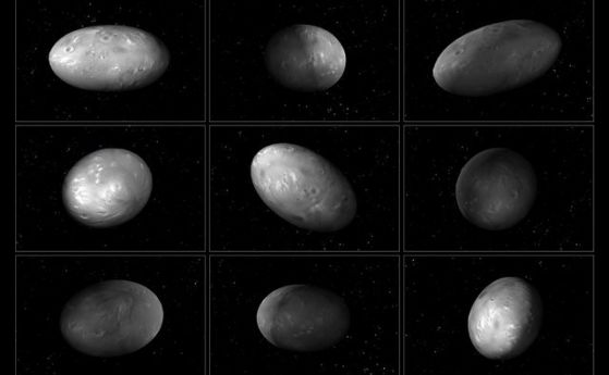 Хаосът на спътниците около двойната планета Плутон-Харон (видео)