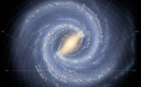 Нова карта на Млечния път