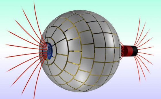 Червоядина от метаматериал телепортира магнитните полета в космоса 
