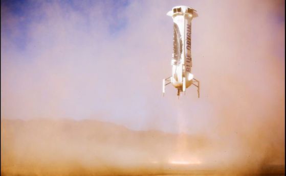 Blue Origin днес изстрелва ракетата New Shepard за трети път