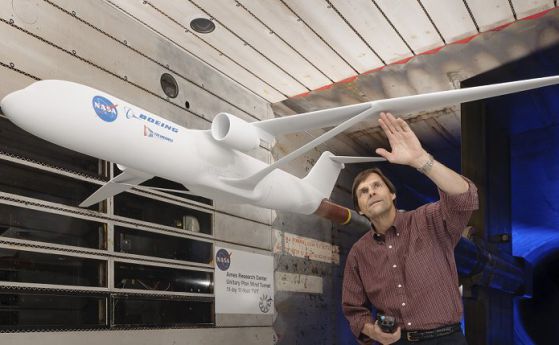 Наполовина по-малко гориво и емисии с новото по-тънко крило от НАСА