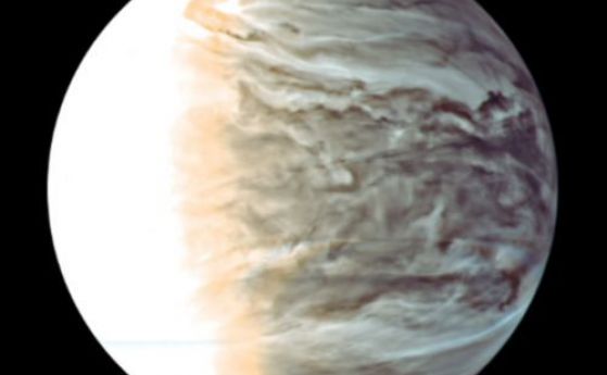 Нощ на Венера през инфрачервените очи на Акацуки