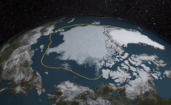 Арктика през последните 32 години (видео) 
