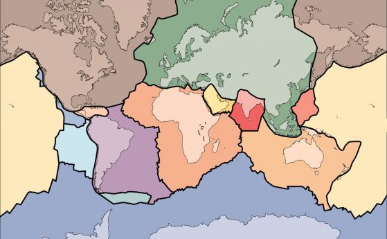 Кога земната кора се е разделила на континенти (видео)