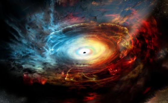 За първи път е заснета черната дупка в сърцето на Млечния път (видео)