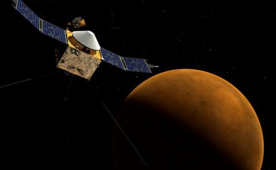 Исторически 1 000 дни около Марс на сондата MAVEN