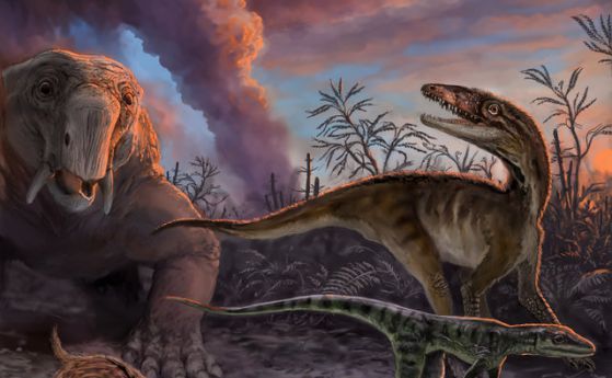 Вулканите са причина за възхода на динозаврите, твърди ново изследване