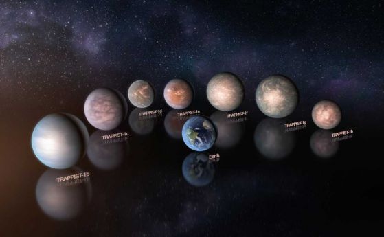 Има шанс за обитаемост на планетите на TRAPPIST-1 (видео)
