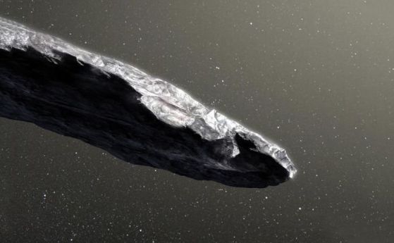 Разкриха част от бурното минало на междузвездния астероид Оумумауа