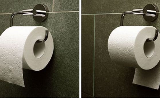 124-годишен патент разкрива правилния начин за поставяне на тоалетната хартия