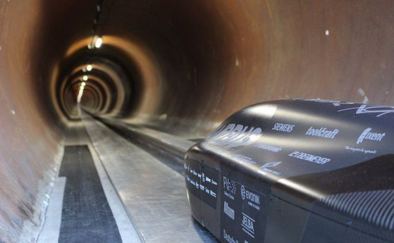 Hyperloop с рекордно висока скорост от 467 км/ч (видео)
