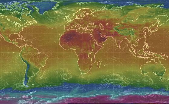 Интерактивна карта показва смущаващото състояние на времето