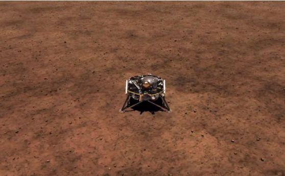 Апаратът Mars InSight кацна успешно и изпрати първата снимка от повърхността на Марс