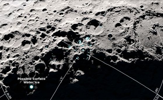 НАСА откри „движещи се молекули вода“ на Луната (видео)