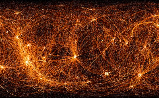Карта на рентгеновото нощно небе разказва за пулсарите