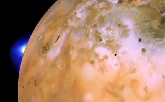 Най-големият вулкан на луната на Юпитер Йо ще избухне всеки момент