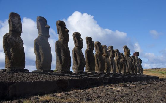 Ново проучване променя представите защо са издигнати статуите на Великденския остров