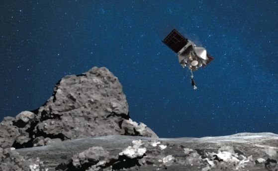 На живо: Кацането на сондата OSIRIS-Rex на астероида Бену за вземане на проба