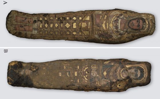 Сканиране на три необичайни древноегипетски мумии разкрива телата, положени вътре