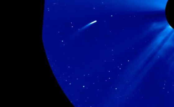 Забелязана е гигантска комета, не от нашата система, която се насочва право към слънцето (видеo)