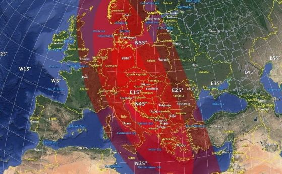 Хипотетичен астероид опустошава Източна Европа в учение на НАСА