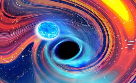 Откриха гравитационни вълни от сблъсъци на черна дупка и неутронна звезда. За първи път (видео)