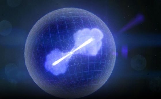 Уловен е гама импулс с 14 млн. пъти енергията от цялата галактика Млечен път, продължил 0.65 секунди (видео)