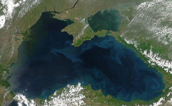 Откъде идва сероводородът в Черно море? Черно море, сателитно изображение