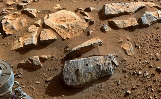 Скалите на Марс, събрани от Perseverance, подсилват вероятността за древен живот