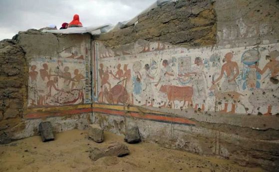 Гробницата на ковчежника на Рамзес II е открита в некропола Сакара