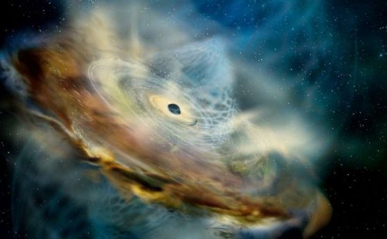 Наблюдавана е първата по рода си смяна на магнитните полюси на свръхмасивна черна дупка