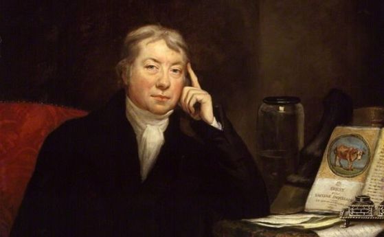  Едуард Дженър (1749-1823), откривателят на ваксинацията. 