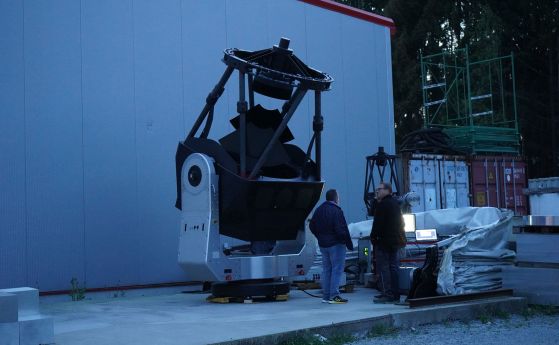 Първи тестове и наблюдения в завода на ASA с новия 1.5 м роботизиран телескоп за НАО Рожен