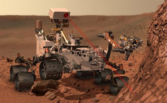 Curiosity измери важна съставка за живота в скалите на Марс