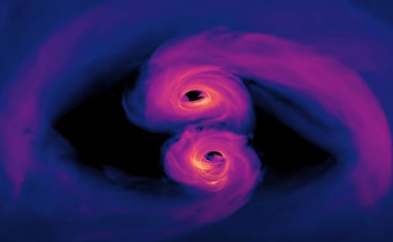 Две свръхмасивни черни дупки ще се сблъскат в следващите 3 години. Какво да очакваме?