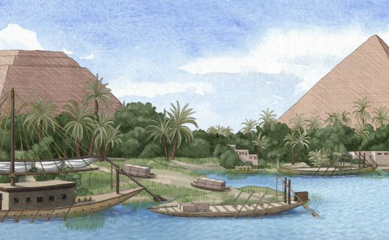 Някога Нил е бил достатъчно близо до Гиза, за да носи камъните за изграждането на пирамидите