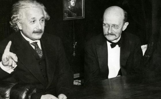  Айнщайн и Макс Планк 1931 г. 
