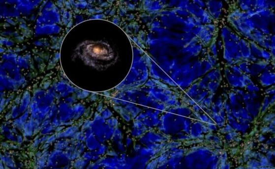 Млечният път е твърде голям за заобикалящата го среда (видео)