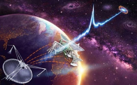 Астрономи откриват 25 бързи радиоимпулса, които се повтарят редовно (видео)