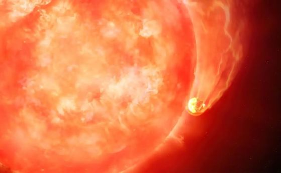 За първи път астрономи виждат звезда, поглъщаща планета - възможната съдба на Земята (видео)