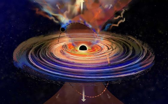Учените са открили голяма черна дупка, която 