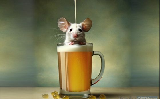 Млечен гел предотвратява и лекува алкохолна интоксикация при мишки