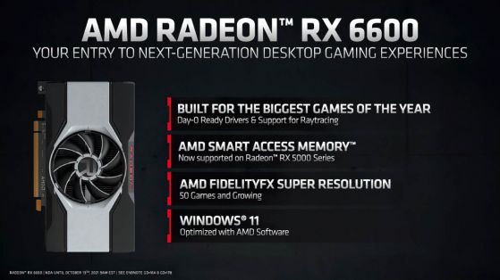 AMD официално представи видеокартата Radeon RX 6600 с цена 329 американски долара
