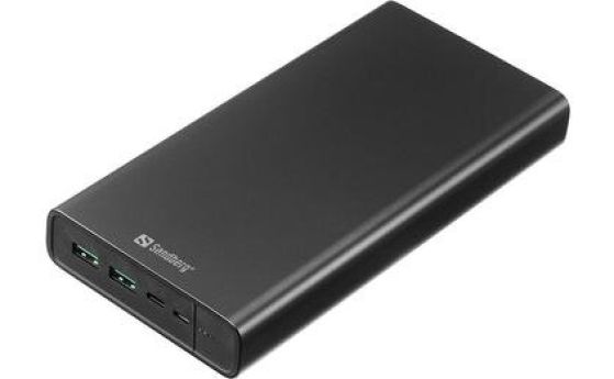 Sandberg представи новото си мощно преносимо зарядно устройство за смартфони и лаптопи Powerbank USB-C PD 100W 38400