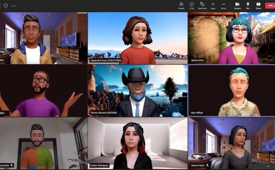 Microsoft Teams вече дава възможност да се трансформирате в 3D аватар по време на срещите