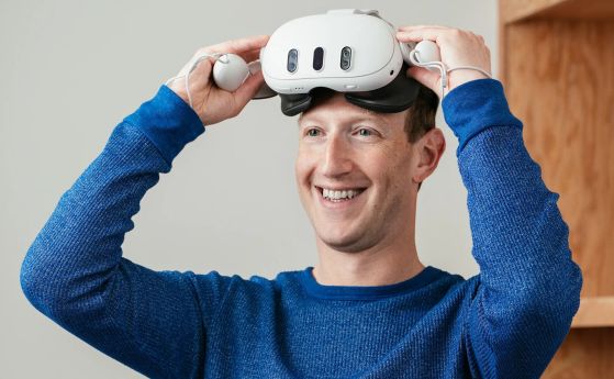 Ето какво мисли Марк Зукърбърг за VR шлема Vision Pro на Apple