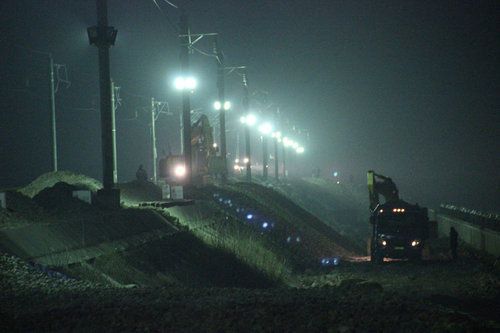 300 метра жп линия се срути в Китай